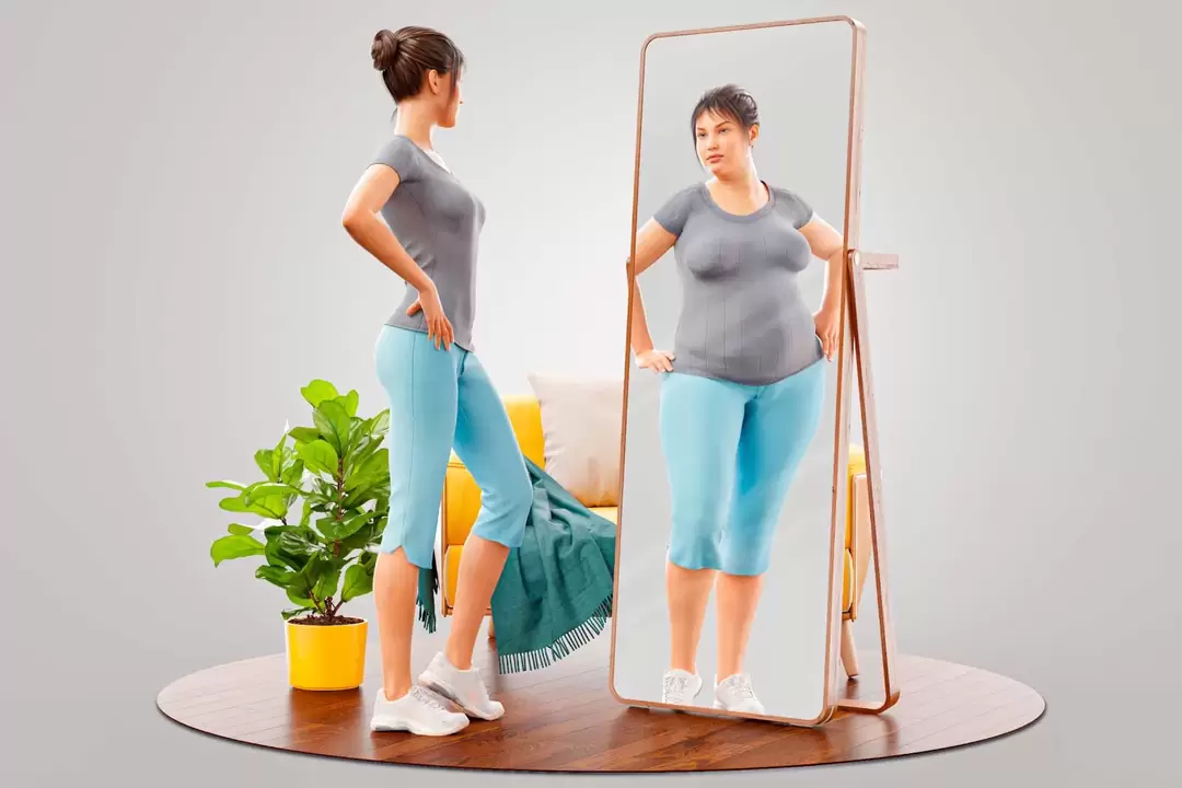 Genom att föreställa dig att du har en smal figur kan du motiveras att gå ner i vikt. 