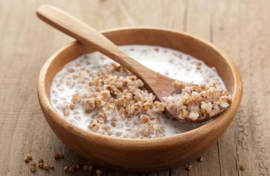 Bovete gröt med kefir