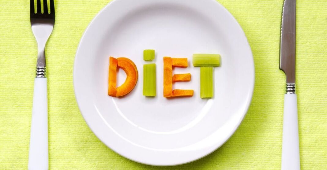 Diet på en tallrik
