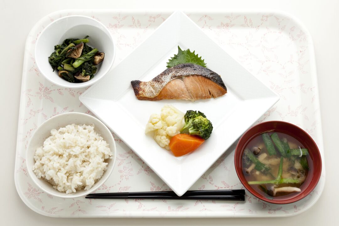 Rätter med en japansk diet i 7 dagar